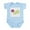 Sky Blue, variant on CafePress - TRIPLETS 1 Of 3 Infant Bodysuit - Baby Light Bodysuit, Size Newborn - 24 Months