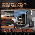 thumbnail image 3 of Eastvita Fully Automatic Espresso Machine Equipped with Grinder/Milk Frother/Automatic Cleaning Function//Hot Water Function, 3 of 6