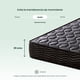thumbnail image 4 of Zinus Essentials Colchón en Caja King Size de Memory Foam y Resortes Ensancados Color negro, 20 cm de Altura Total, para una sensación de Firmeza Media. Certificación CertiPUR y OEKO TEX., 4 of 8