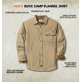 thumbnail image 2 of Legendary Whitetails Men's Buck Camp Flannel Shirt Long Sleeve Button Down 100% Cotton, 2 of 5