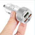 thumbnail image 2 of Cargador de 5V 3A 3 Puertos USB PD Tipo-C Ehuebsd Carga del Teléfono del Automóvil Para iPhone 14 Pro Blanco, 2 of 3
