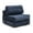Blue, variant on BALUS Folding Sofa Bed, Convertible Couch Sleeper,Fold Out Couch Bed,Floor Couch with Foam for Living Room/Bedroom, 32"W Beige