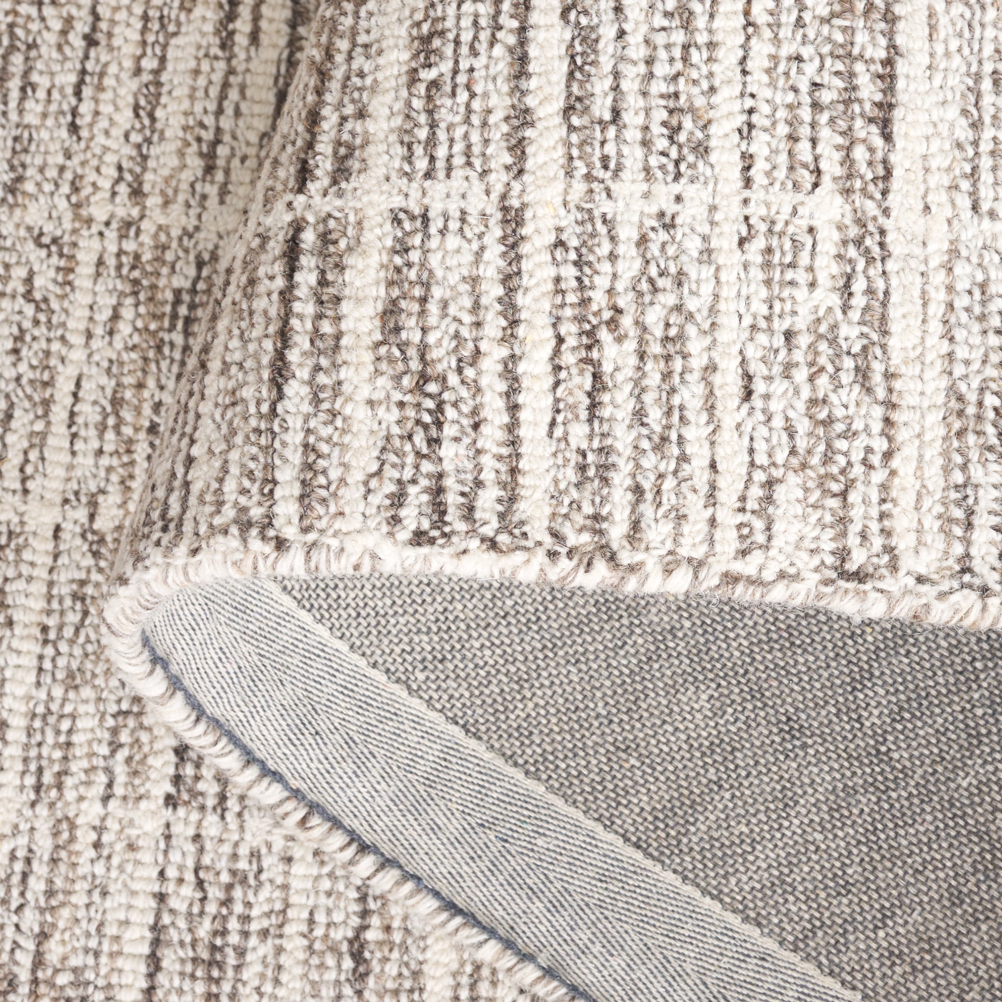 SAFAVIEH Ebony Garret Geometric Area Rug, Natural/Gray, 6' x 6' Round