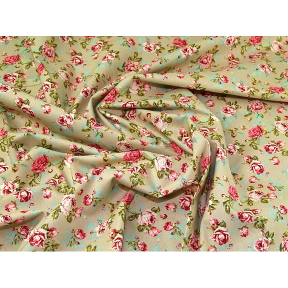 Minerva Cotton Canvas Fabric Beige - per yard