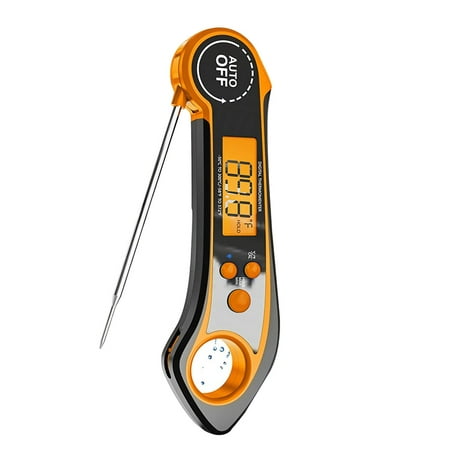 

meat thermometers Digital Meat Thermometer with Probe Fast Precise Instant Read Food Thermometer for Kitchen Orange