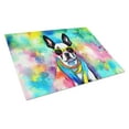 thumbnail image 3 of Carolines Treasures DAC2505LCB 15 x 12 in. French Bulldog Hippie Dawg Glass Cutting Board - Large, 3 of 43