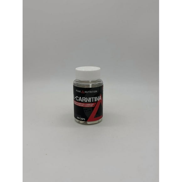 L-Carnitina 500 mg | Peak Nutrition | 60 Cápsulas | Apoyo Metabólico y Energético