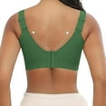 thumbnail image 4 of ATOYSOY 2PC Womens Bras Wireless Push Up Everyday Bras No Underwire Seamless Sports Bra Breathable Bralette (Green,3XL), 4 of 5