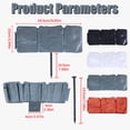 thumbnail image 3 of Plastic Garden Landscape Edging Border, Flexible Interlocking Lawn Divider Fence, No Dig Outdoor Grass Edge Barrier, Decorative Flower Bed Border Fencing, Ground Landscape Edging for Patio, 3 of 7