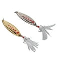 thumbnail image 1 of Cuillère Leurre de Pêche Paillettes Leurre de Pêche Paillette Leurre de Pêche Paillettes Appâts Manivelle Pêche Appâts 2pcs / Ensemble Cuillère Leurre de Pêche avec des Points Rouges Reflètent la Lumière, 1 of 8