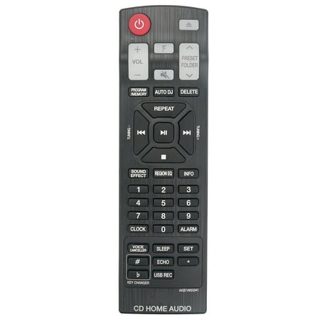 New AKB74955341 Remote for LG CJ45 CJS45F CJS45W CJ65 CJS65F Mini Hi-Fi System