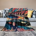 thumbnail image 2 of Orinice Futuristic Design Warm Lightweight Blanket Soft Fleece Blankets All Seasons Throw Blanket 50x60in, 2 of 6