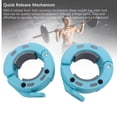 thumbnail image 4 of Quick Release Barbell Collar Clips, Heavy Duty Exercise Collars 2 Inch Pair of Locking Pro Olympic Plate Locks with Magnetic Mechanism, for Weightlifting Fitness Training, 4 of 7