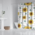 thumbnail image 2 of Waterproof Cute Sunflower Colorful Shower Curtain 72x72 Inch Boho Style Polyester Unique Shower Curtain for Bathroom Hotel Home Decor with 12 Plastic Hooks, 2 of 5
