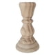 thumbnail image 2 of 2- Pil de madera Portavelas Portavelas Candelabro Centro de mesa Boda 2 piezas perfecl  Portavelas de pilar, 2 of 7