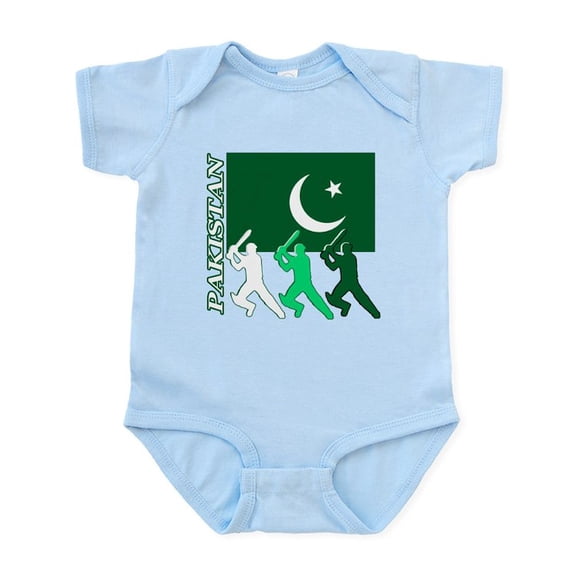 CafePress - Cricket Pakistan Infant Bodysuit - Baby Light Bodysuit, Size Newborn - 24 Months