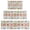 Pioneer Flower Floral-3, variant on Pioneer Flower Floral Print Pattern Kitchen Rugs Sets Of 3,Kitchen Runner Rugs Non Skid Washable,Decorative Kitchen Floor Mats for Kitchen,Sink,Laundry,17X30 Inch   17X47 Inch   17X59 Inch