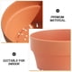 thumbnail image 4 of 3 cestas de flores de arcilla sintética, macetas redondas de plástico japonesas, recipientes para jardín interior y exterior (naranja, 18 cm), 4 of 5