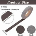 thumbnail image 2 of 1/2" / 12.5mm Leather Strap 79" / 2m Imitation Grain Leather Cord 1.7mm Thick Chocolate Perfect for DIY Crafts Guitar Belt Bracelet Jewelry Making Chocolate, 2 of 9
