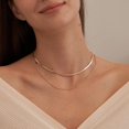 thumbnail image 4 of MACEHLJP 14K Gold Plated Snake Chain Necklace Gold Choker Necklaces for Women, 4 of 5