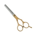 thumbnail image 1 of Unique Bargains 1 Pc Portable Tooth Shears Hair Cutting Scissors for Hair Styling Gold Tone Silver Tone, 1 of 6