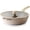 Natural Linen, variant on PRICUSIS Ceramic Nonstick 10 inch/3.2 qt Deep Skillet with Glass Lid, Double Pour Spout, Induction Compatible, Dishwasher & Oven Safe