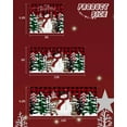 thumbnail image 6 of Garage Door Banner Cover 7 x 16 ft, Merry Christmas Snowman Xmas Tree Black Red Buffalo Plaid Christmas Garage Door Decorations Holiday Christmas Backdrop Decor for Winter New Year Xmas Party, 6 of 6