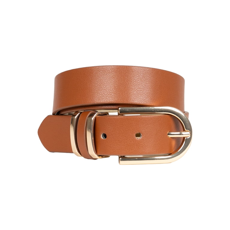 Time and Tru Women's Mixed Loops Belt, Cognac photo 1