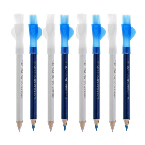 4 Sets Dual Heads Tailor Pens Pencil Fabric Marker For Dressmaking Sewing 8 Pieces