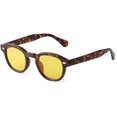 thumbnail image 1 of HCHES Transparent Blue Round Sunglasses Women Men Retro Rivet Small Sun Glasses UV400, 1 of 1