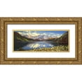 thumbnail image 1 of Adamov, Alexey 18x9 Gold Ornate Wood Framed with Double Matting Museum Art Print Titled - Mountain Landscape, 1 of 4