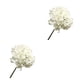 thumbnail image 3 of Ounissouiy Hortensia artificial Seda Bonsai Decoración Flores Ramo Boda Blanco 2Conjunto, 3 of 6