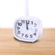 thumbnail image 3 of Reloj despertador , decoración de dormitorio, escritorio, oficina silenciosa, con , estudio, relojes sin tictac Blanco Colco Despertador, 3 of 7