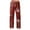 Wine, variant on Adult Fashion Christmas Print Casual Pants with Drawstring Elastic Waist, Comfortable Sleepwear and Loungewear Trousers for Home Use,White,M