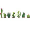 thumbnail image 2 of Gwong Decoración hogareña 2pcs / fijaron etiqueta de la pared decorativa respetuoso con el medio ambiente PVC Cactus Plant Fondos de pantalla para el hogar Gwong 21060661, 2 of 6