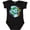 AB-Black, variant on Earth Day Turtle Planet with Waves and Birds Boys or Girls Baby Bodysuit