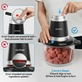 thumbnail image 2 of Procesador de alimentos GuesMi Potente picadora de carne de 500 W, 16 tazas, 2 of 9