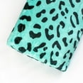thumbnail image 3 of Everything Comfy Leopard Print Decorative Throw Blanket, 30" X 40", Teal, 3 of 8