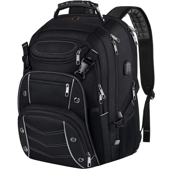 VECKUSON 18.4 Laptop Backpack for unisex, 60L Extra Large Gaming Laptops Backpack with USB Charger Port,TSA Friendly Flight Approved and RFID Anti-Theft Po