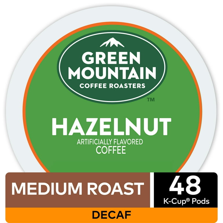 Green Mountain Coffee Decaffeinated Hazelnut Keurig K-Cup Pods