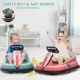 thumbnail image 4 of QinaQin Battery Powered Toddler Bumper Car, 6V Ride On with Lights and Music, 4 of 9
