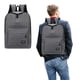 thumbnail image 4 of Outdoor Travel Backpack | Large Capacity Nylon Bag | Fashion Commuter Backpack | Ergonomic Straps | Waterproof | Laptop & Document Organizer | 16.14x12.60x4.72in | Gray Red Blue | 1 Pack, 4 of 9