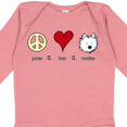 thumbnail image 4 of Inktastic Peace Love Westies Boys or Girls Long Sleeve Baby Bodysuit, 4 of 5