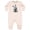 Natural Heather, variant on Inktastic Curious Rhinos Baby Fleece Romper