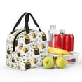 thumbnail image 5 of Naloa Honey Bee Insect Print Lunch Box for Women Men,Insulated Lunch Bag,Lunchbox,Thermal Leakproof Cooler,Reusable Lunch Tote Bag for Work School Travel Picnic, 5 of 8
