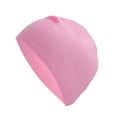 thumbnail image 6 of Unique Bargains 1 Pc Waterproof Solid Color Swim Cap for Women Bright Pink, 6 of 6