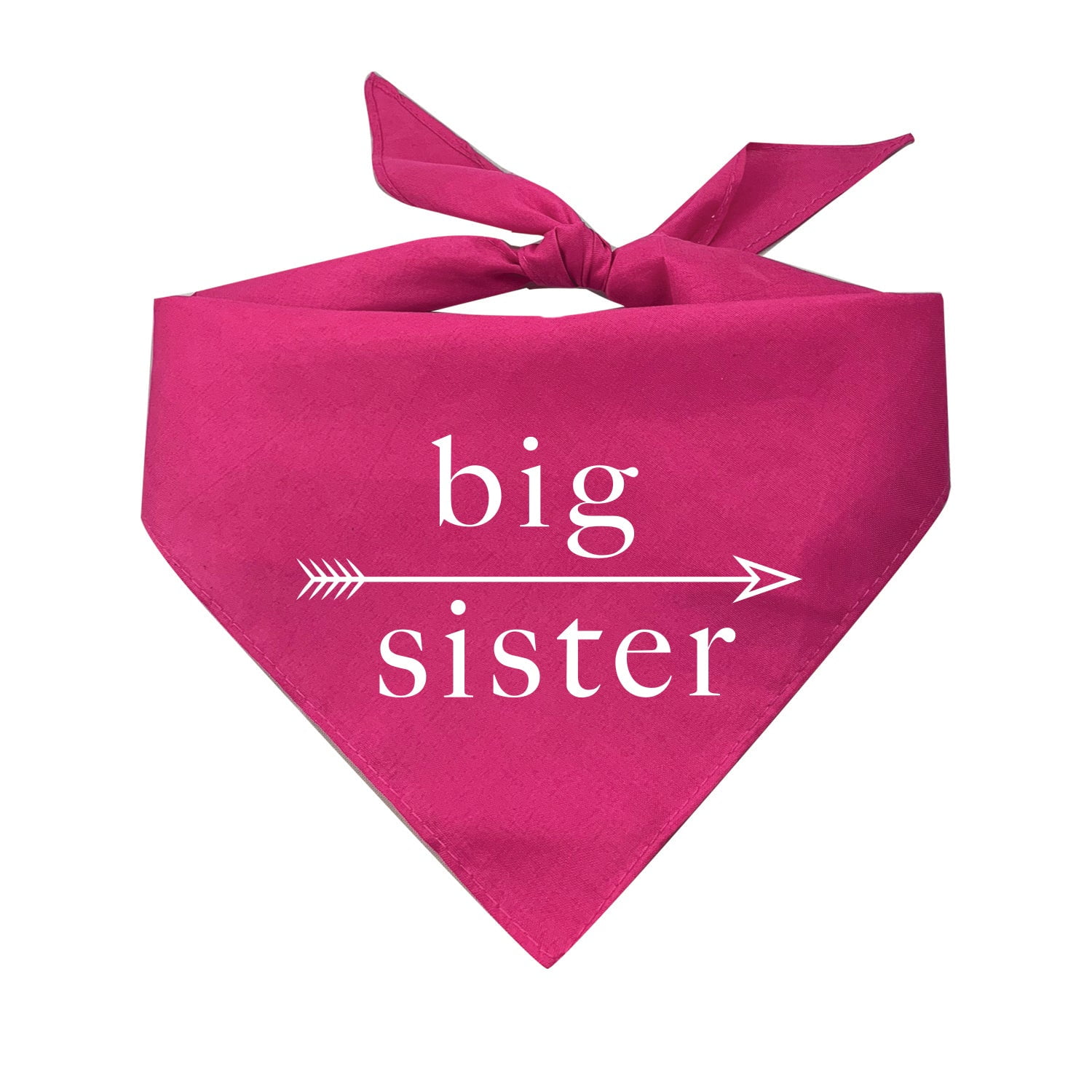 Big Sister Arrow Triangle Dog Bandana