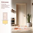 thumbnail image 3 of ODIKA 6' x 9' Machine Washable Non-Slip Area Rug, Contemporary Blobs High Traffic Rug, Peach, 132585, 3 of 7