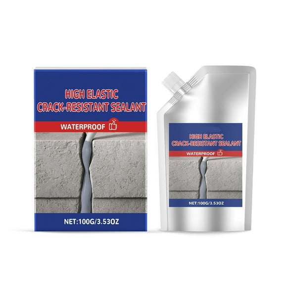 PLPPYFS Caulking Glue for Concrete, 100g Concrete Crack Waterproof Repair Sealant, Concrete Slab Repair, Caulking Glue Weather Resistant Type, Quick-Drying Concrete Sealant on Walkways and Patios
