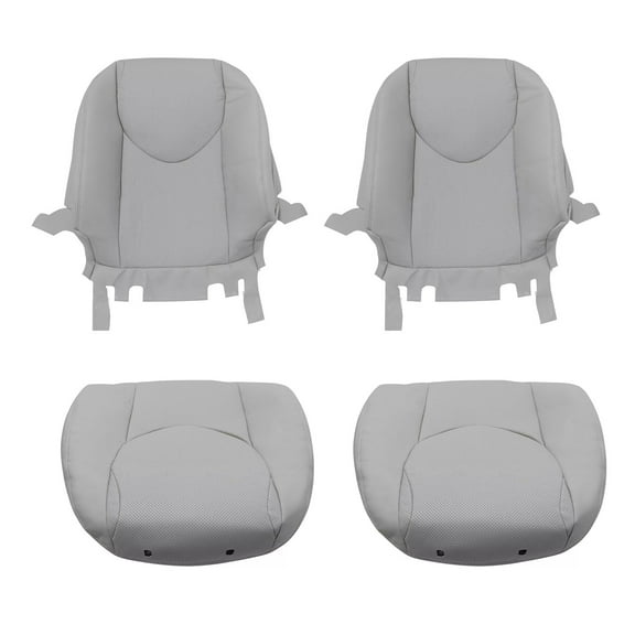 GUYUTING Leather Seat Cover Set for RAV4 2006 2012 Gray Front Driver & Passenger Easy to Install Durable & Premium